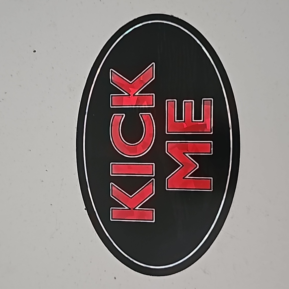 10/$25 vintage 90s y2k kick me sticker